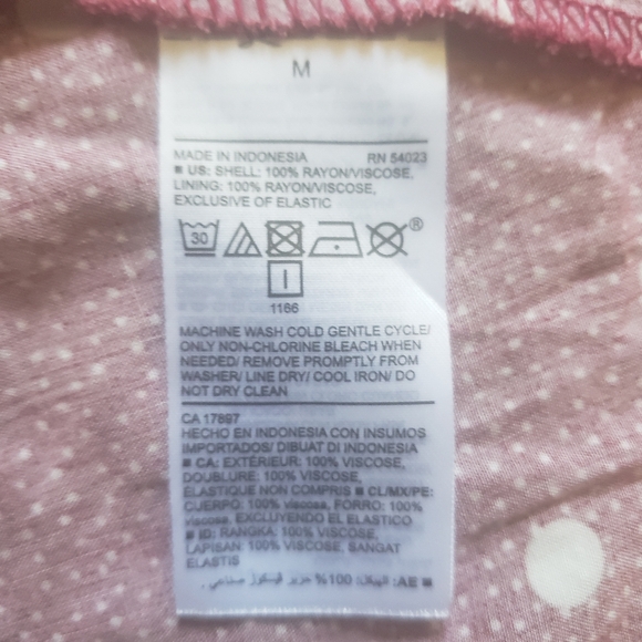 Old Navy Red White Polka Dot Mini Dress, M - Picture 8 of 11